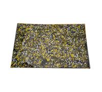 Alnicov 11.5X17Inch Blank Guitar Pickguard Material Scratch Plate Backplate Sheet for Electric Guitar Bass Pickguard Custom,3Ply Black Yellow Pearl Shell