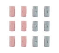 Alnicov 12 PCS Bed Sheet Clips, Bed Sheet Grippers Sheet Clips For Bedding Sheet Holder Fasteners Reusable Plastic Sheet Clips Duvet Cover Clips Food Snack Bag Clip
