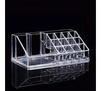 Alnicov 16 Grid Acrylic Clear Cosmetic storage box,Cosmetic Organiser Display Stand,Cosmetic Make Up Clear Acrylic Lipstick Organiser,for JewelleryAccessories,Cosmetic,Skin care products