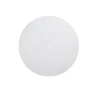 Alnicov 2MM Thick Anti-Static Felt Platter Turntable Mat Anti-Vibration Slipmat Audiophile For LP Vinyl Record Players White