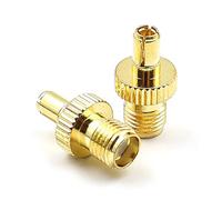 Alnicov 2pcs SMA Female to TS9 Male Adapter TS9 to SMA Antenna Adapter Coaxial Connector Gold-Plated for External Antenna Compatible with 4G Router Mobile Broadband,