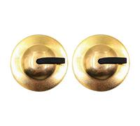 Alnicov 3 Pair of Finger Cymbals Finger Zills for Belly Dance Finger Musical Instrument for Dancer Party Golden