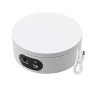 Alnicov 360 Degree Automatic Rotating Display Platform Mute Motorized Rotating Stand Display Table for Display Jewelry Watches 12cm