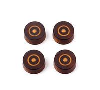 Alnicov 4 PCS Electric Guitar Control Knobs，Guitar Top Hat Knobs Speed Volume Tone Amp Effect Pedal Control Knobs