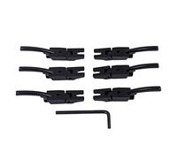 Alnicov 6 Pcs Guitar Bridge String Saddles Tremolo Bridge Locked String Saddle for Electric Guitar Parts Accessories