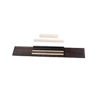 Alnicov 6 String Classical Guitar Rosewood Bridge with Cattle Bone Saddle Nut Set for Classical Guitar Replacement Parts