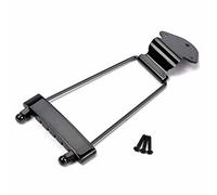 Alnicov 6 String Guitar Trapeze Tailpiece Bridge for Jazz Archtop Guitar Replacement - Black