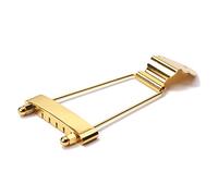 Alnicov 6 String Guitar Trapeze Tailpiece Bridge for Jazz Archtop Guitar Replacement - Gold
