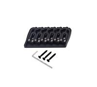 Alnicov 6 string Saddle Bridge for Electric Guitar/Strings through body