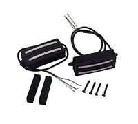 Alnicov 7 Strings Guitar Humbucker Pickups Set,Alnico Rails Coil Neck and Bridge Double Pickup Replacement Parts for Electric Guitar