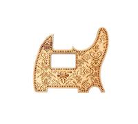 Alnicov 8 Hole Tele Guitar Pickguard Floral Style Humbucker PickGuard Replacement for Fd Standard Telecaster Part