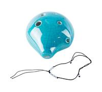 Alnicov Alnicov 6 Hole Ocarina,Wine Bottle Style Alto C Ocarina,Ice Crack Glazed Craft(Light Green)