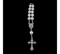 Alnicov Car Rosary for Rear View Mirror, Lucky Charm Car, Pendant for Mirror, Driver's Gift, Prayer Chain