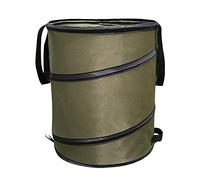 Alnicov Garden Waste Bag,Pop Up Leaf Trash Can Collapsible Storage Bag with Handles Oxford Cloth Bucket Reusable Container for Garden Collecting Leaves 37.8 L