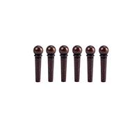 Alnicov Guitar Bridge Pins 6PCS Bronze Guitar Bridge Pins String Studs for Folk Acoustic Guitars Replacement