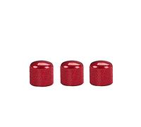 Alnicov Guitar Control Knobs Tone Volume Metal Dome Knobs for Electric Guitar Bass Replacement Parts 3Pcs Red