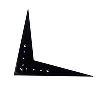 Alnicov Large 6-String Flying V-Style Guitar Bridge Tailpiece Compatible For Flying V Guitar Parts Accessories (Black)