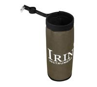 Alnicov Large-capacity drum stick barrel with steel bracket for drum set, brown