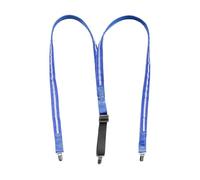 Alnicov LED Light-Up Suspenders Light Up Clothing 3 Flash Modes for Parties Bars Halloween -Blue