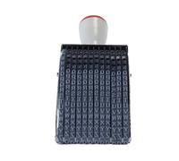 Alnicov Multipurpose 12 Digit Alphabet Rolling Rubber Stamp English Letter Number Emboss for Office Business Scrapbooking