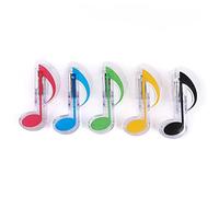 Alnicov Music Note Clips,5Pcs Music Sheet Clips,Plastics Music Stationary Book Clips for Music Stand Sheet Music File Folder,Multicolor,Style 2