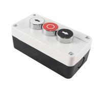 Alnicov Pressure Switch Station, On Off Stop Button Control Box, Waterproof Taillift for Garages, for Roller Door Truck Tail Lift Switch