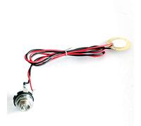 Alnicov Single Piezo Pickup Drum Trigger Transducer Metal Pre-Wired Amplifier for Acoustic Guitar Mandolin Ukulele