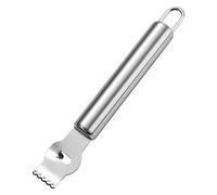 Alnicov Two-in-one Multipurpose Lemon Zester with Channel,Stainless Steel Fruit Peel Grater Suitable,for Oranges,Grapefruit,Protect Your Hands