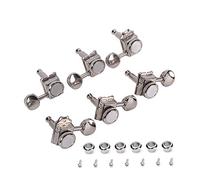 Alnicov Vintage Nickel Lock String Tuners 6R Electric Guitar Machine Heads Tuners For ST TL Guitar Tuning Pegs
