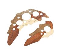 Alnicov Wood Acoustic Guitar Pickguard Grape Leaf Style Sound Hole Covers Pick Guard Scratch Plate for Acoustic Guitar Replacement Parts