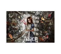 ALNILA Game American McGee's Alice Madness Returns 10 Canvas Poster Wall Art Decor Print Picture Paintings for Living Room Bedroom Decoration Unframe-style 12x18inch(30x45cm)