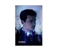 ALNILA Game Detroit Become Human Connor 1 Canvas Poster Wall Art Decor Print Picture Paintings for Living Room Bedroom Decoration Unframe-style 12x18inch(30x45cm)