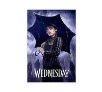 ALNILA Tv Wednesday 3 Canvas Poster Wall Art Decor Print Picture Paintings for Living Room Bedroom Decoration Unframe-style 12x18inch(30x45cm)