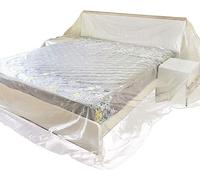 ALNKDH Heavy Duty PEVA Waterproof & Dustproof Sofa Storage Covers Mouldproof Bed Sofa Couch Furniture Protector Cover Shelter For Moving protection And Long Term Storage (118" x 158" (300x400CM))