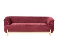 Sofa 3 Seater ALNOR Chenille Burgundy