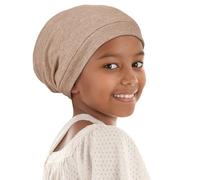 Alnorm Girls Headwear Adjustable Stocking Dreadlocks Cap Light Hemp Camel