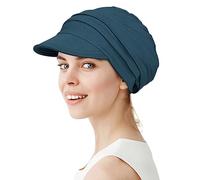 Alnorm Sut Hat Protect You from UV Rays Soft Spring Summer Ball Cap Dark Blue-Green