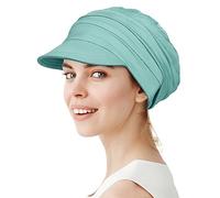 Alnorm Womens Sut Hat Natural Bamboo Soft UV Protection Cap Grass Green