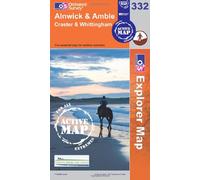 Alnwick and Amble, Craster and Whittingham: Sheet 332 (OS Explorer Map Active)