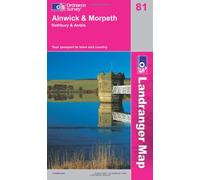 Alnwick and Morpeth, Rothbury and Amble: Sheet 81 (OS Landranger Map)