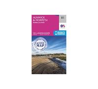 Alnwick & Morpeth Map | Weatherproof | Rothbury & Amble | Ordnance Survey | OS Landranger Active Map 81 | England | Walks | Cycling | Days Out | Maps | Adventure