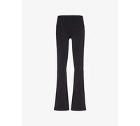 Alo Yoga Womens Black Airbrush Bootcut-leg High-rise Stretch-woven Leggings Xs