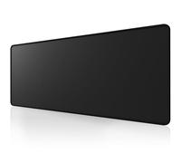 ALOANES Large Gaming Mouse Pad with Non-Slip Rubber Base,Stitched Edge,Desk mat for Laptop,Computer & PC, Wristing Pad for Gamer,Office & Home,Classic Black XXL 15.74''x35.43''x0.12''
