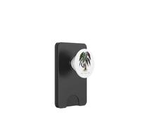 Alocasia Polly plant illustration PopSockets PopWallet for MagSafe