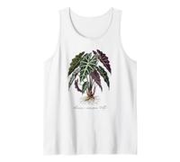 Alocasia Polly Plant Illustration Tank Top
