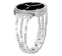 Alociaga Bling Band with Case Compatible for Samsung Galaxy Watch 8 40mm 44mm, Women Diamond Chain Metal Bracelet Rhinestone Strap with Protector Case