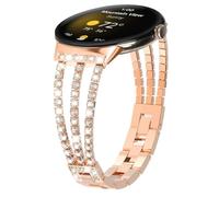 Alociaga Bling Metal Band, Compatible for Google Pixel Watch 3 41mm/2/1 Watch Band, Bling Diamond Chains Stylish Women Strap Replacement for Pixel Watch 3 41mm/2/1 Smartwatch