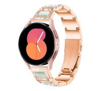 Alociaga Dressy Bling Band Compatible for Samsung Galaxy Watch 7/6/5/4 40mm 44mm/Galaxy Watch 5 Pro 45mm/Galaxy Watch 4 Classic 46mm 42mm, 20mm Luxury Designer Bracelet Jewelry Strap for Women