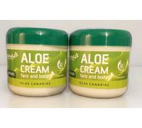 Aloe Cream Face & Body - Pack Of 2 (300ml Each) Tabaibaloe Islas Canarias - New