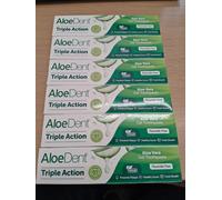 Aloe dent Aloe Vera Triple Action Toothpaste 100ml X 6 JUST £30.49 FREE POST